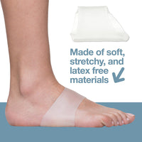 Thumbnail for Arch Support Gel Sleeves for Plantar Fasciitis - Pack of 2 - ZenToes