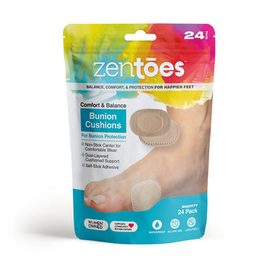 Repositionable Gel Pads for Ball of Foot - 2 Pairs – ZenToes