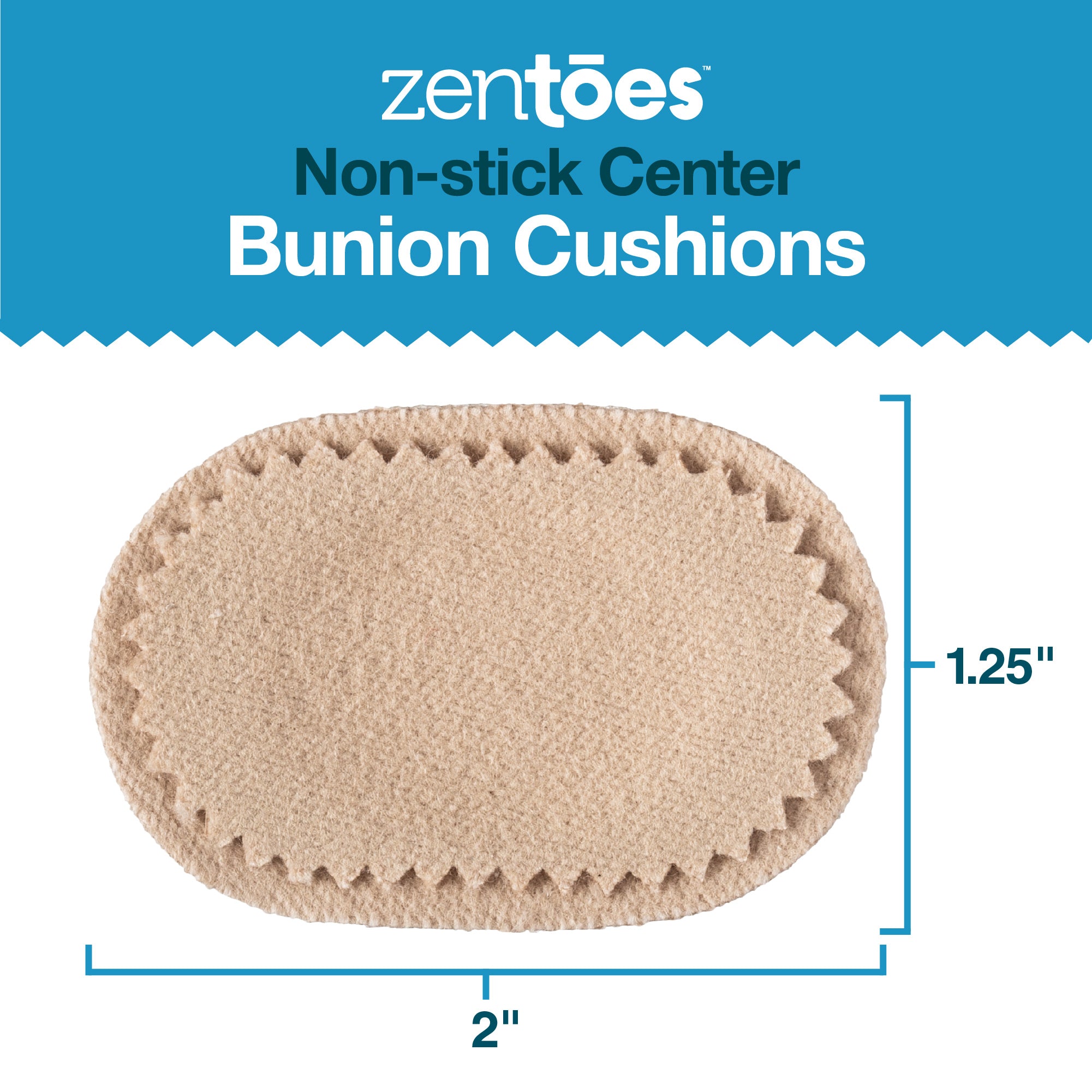 Bunion Pads with Non-Stick Center - ZenToes
