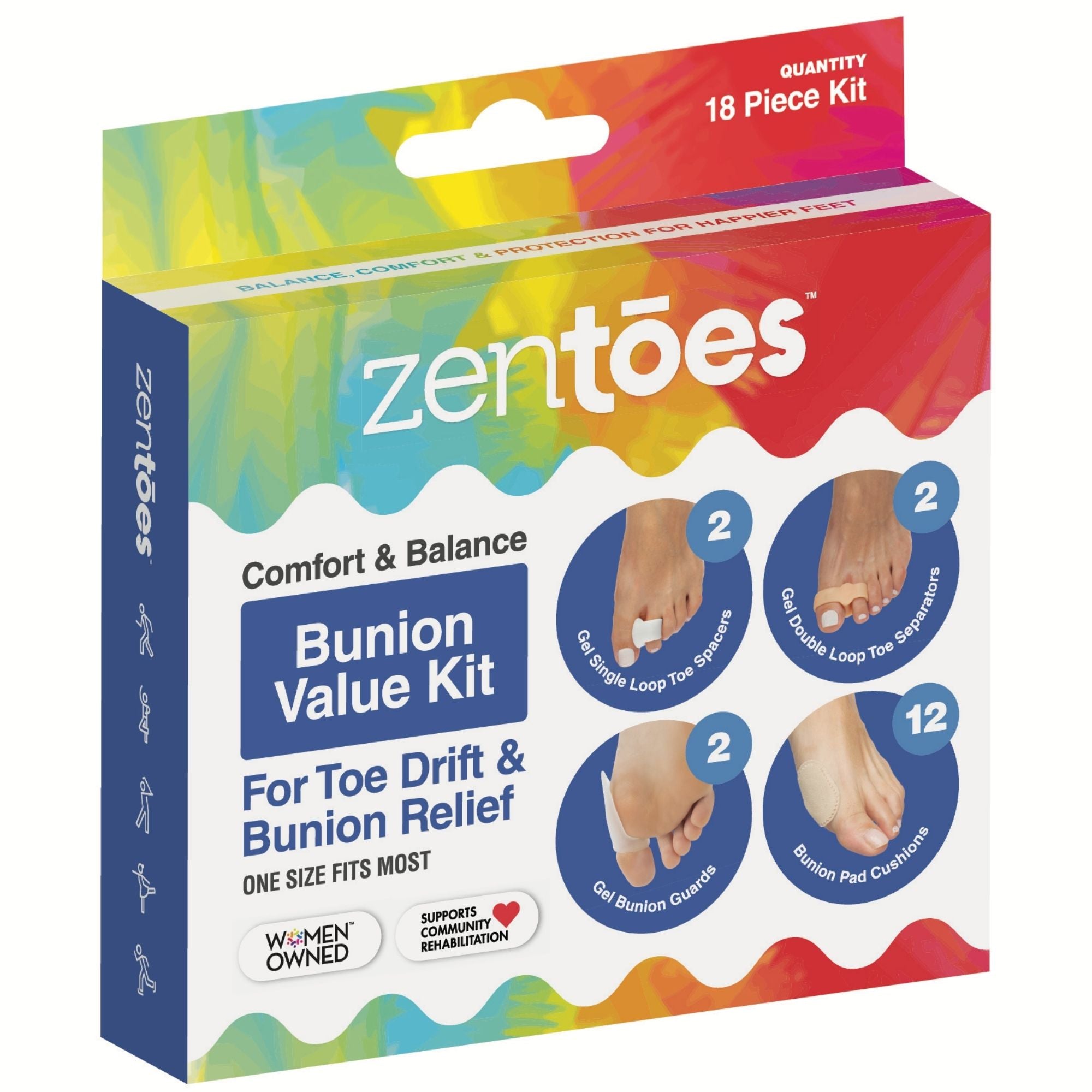 Bunion Relief Value Kit - 18 Pieces - ZenToes