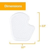 Thumbnail for Dancer Pads - Gel Cushions for Metatarsal and Ball of Foot Pain - 4 Pack - ZenToes