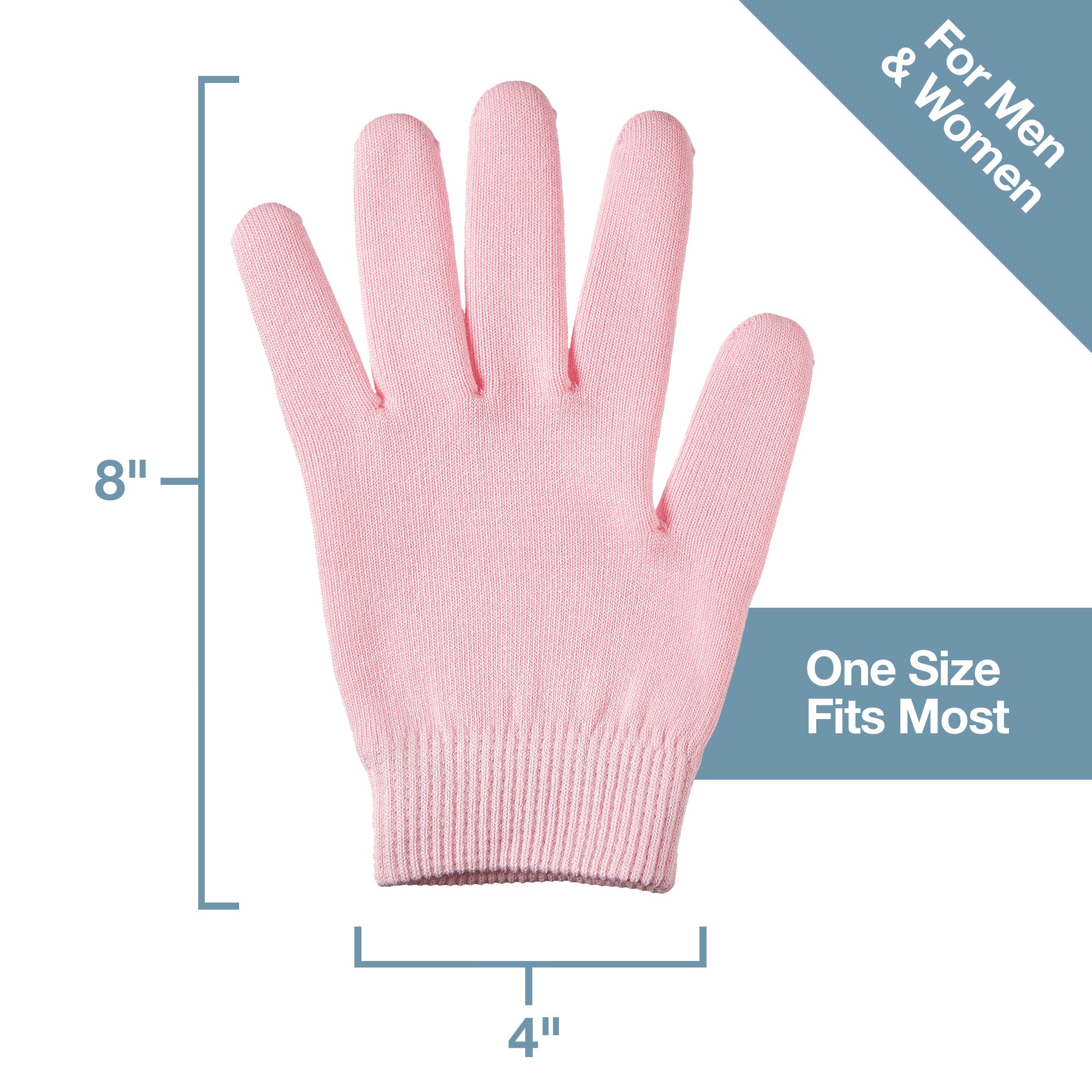 ZenToes Moisturizing Gloves for Dry Hands - 1 Pair