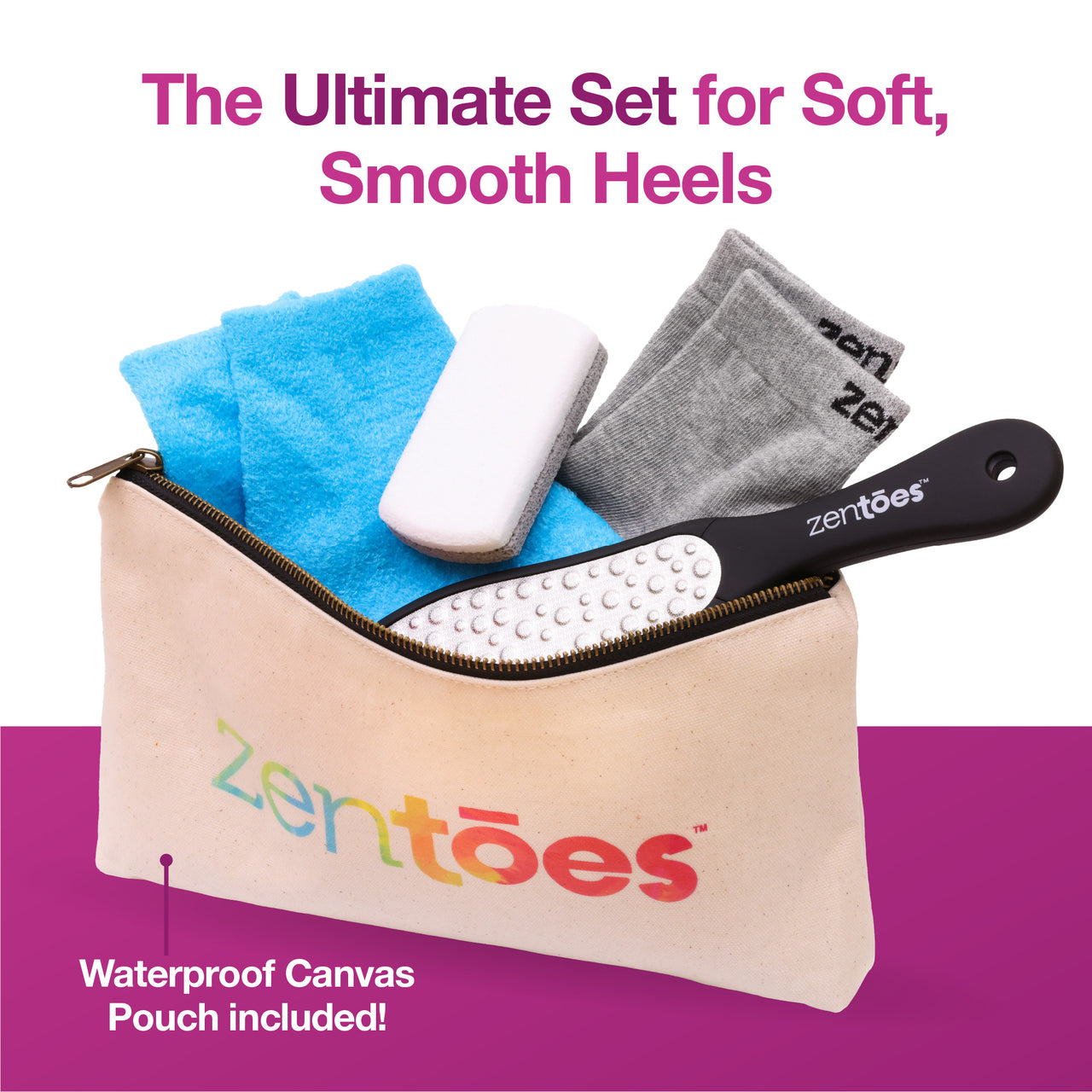 ZenToes Dry Heel Repair Kit - 5 Piece - ZenToes