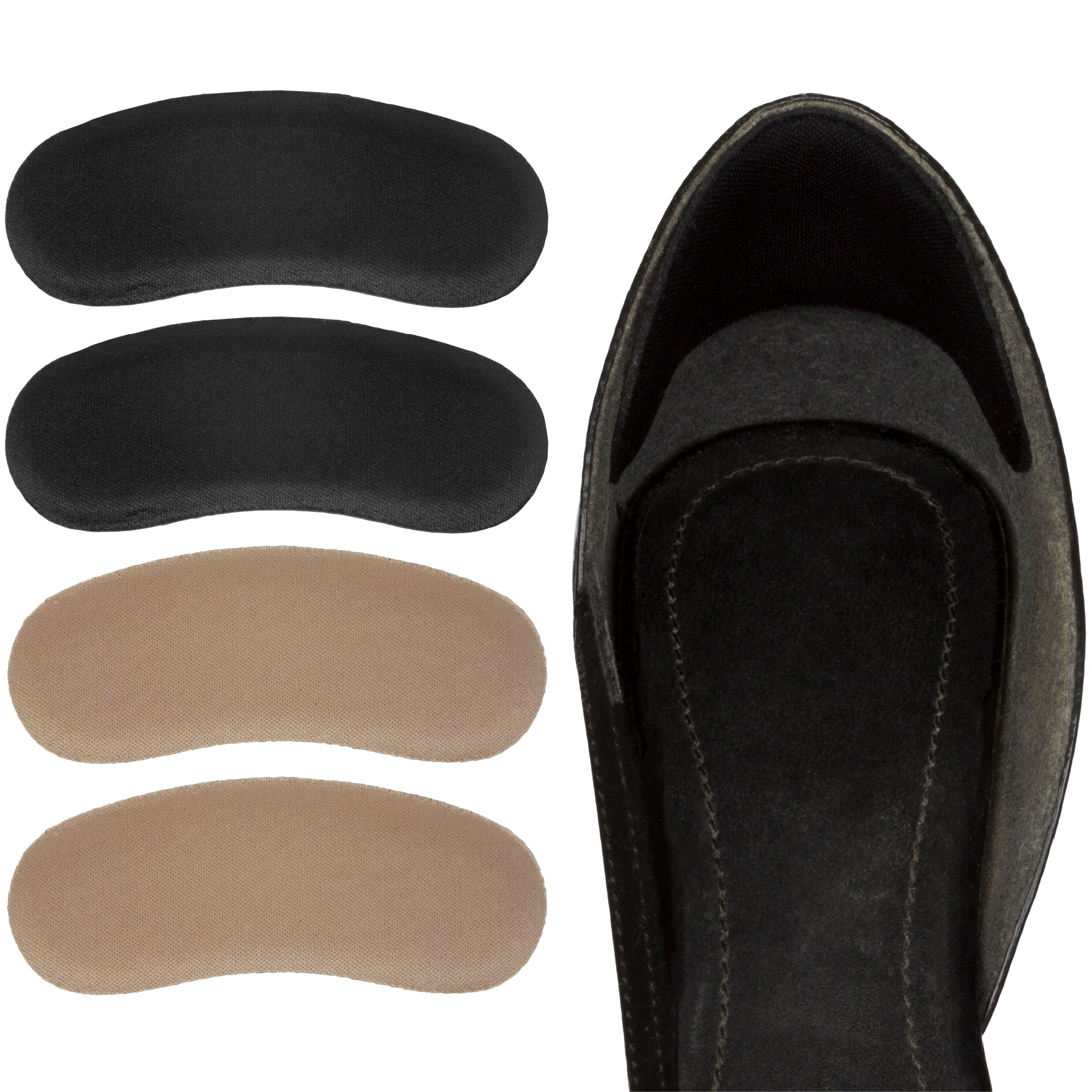Heel Liners for Back of Shoes - 8 Count - ZenToes