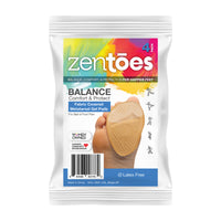 Thumbnail for Metatarsal Pads Cloth Covered Gel Ball of Foot Shoe Inserts 4 Pack - ZenToes