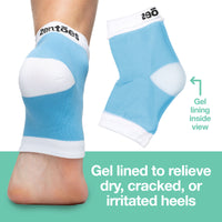 Thumbnail for Moisturizing Gel Heel Socks - Cotton - ZenToes