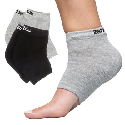 Moisturizing Gel Heel Socks - Cotton - ZenToes