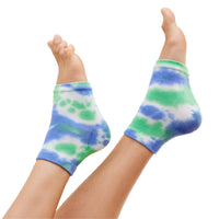 Thumbnail for Moisturizing Gel Heel Socks - Tie Dye - ZenToes