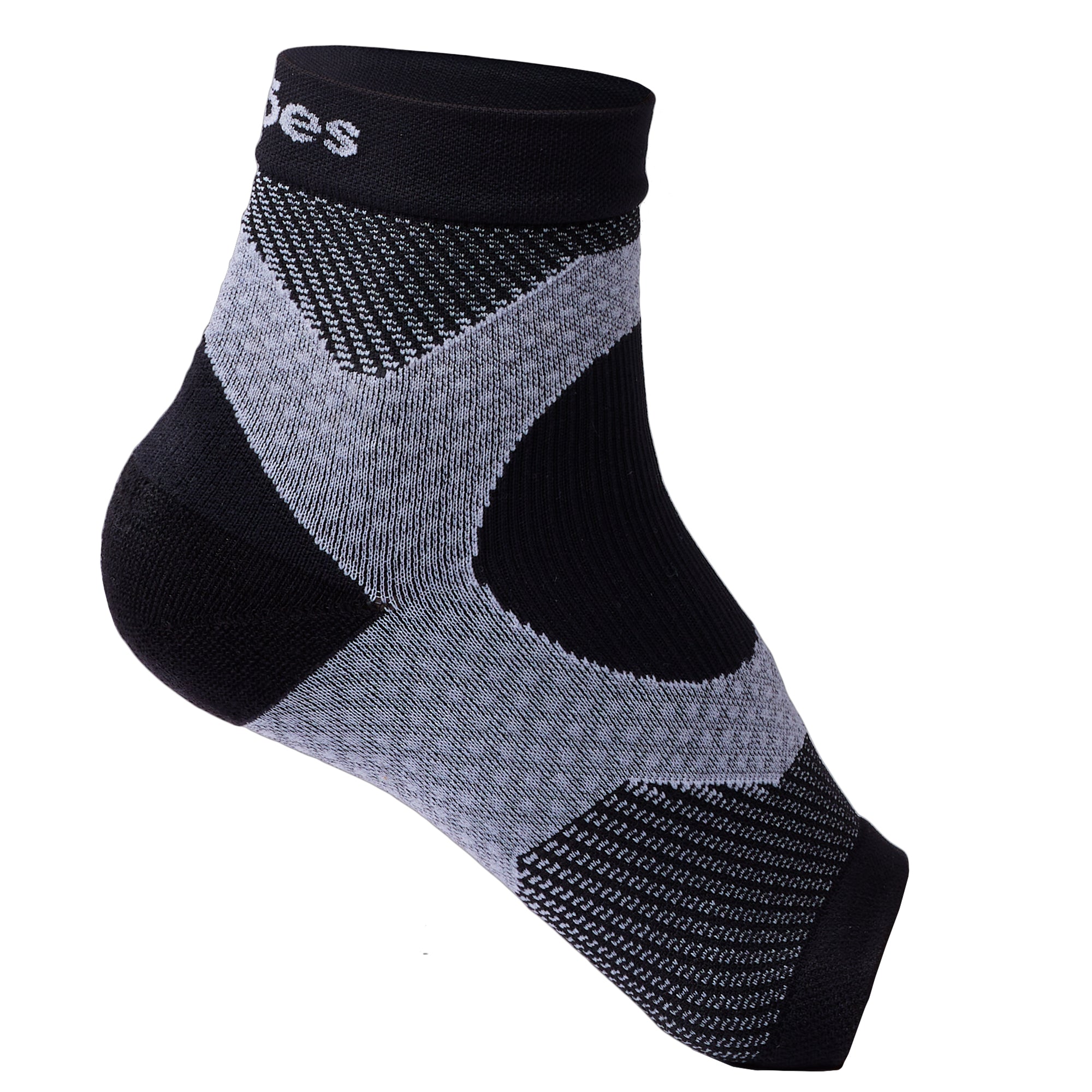 1pair Gray Yoga Socks For Women Short Length Soft Professional