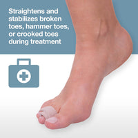 Thumbnail for Broken Toe and Hammer Toe Wraps - 4 Pack - ZenToes