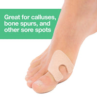 Thumbnail for U-Shaped Felt Callus Pads - 24 Pack - ZenToes