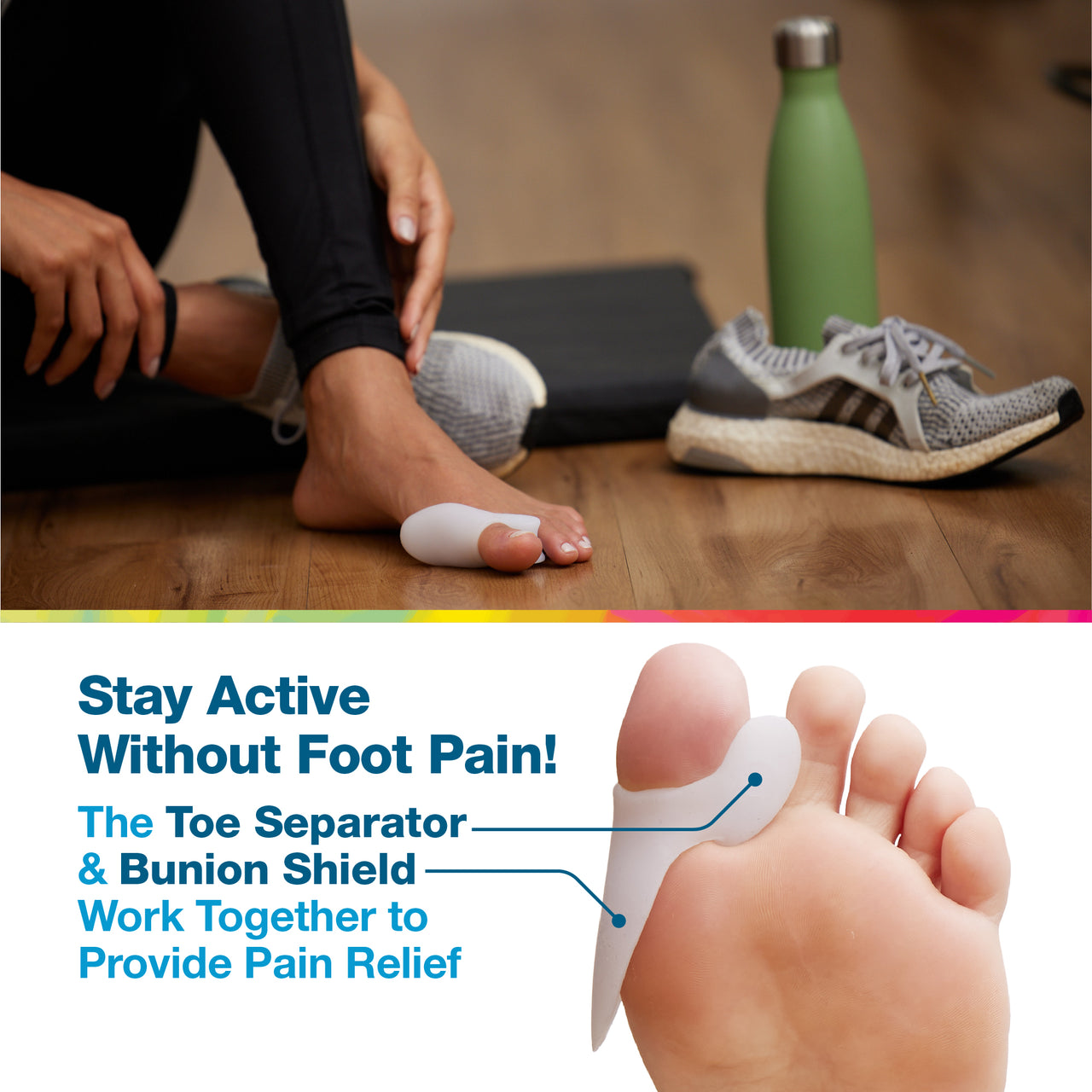 Bunion Protector with Attached Toe Separator - ZenToes