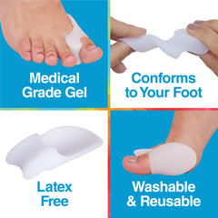 Bunion Protector with Attached Toe Separator - ZenToes