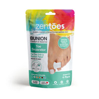 Thumbnail for Single Loop Toe Spacer for Bunion Pain - 4 Pack - ZenToes