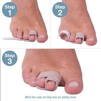 Thumbnail for Broken Toe and Hammer Toe Wraps - 4 Pack - ZenToes